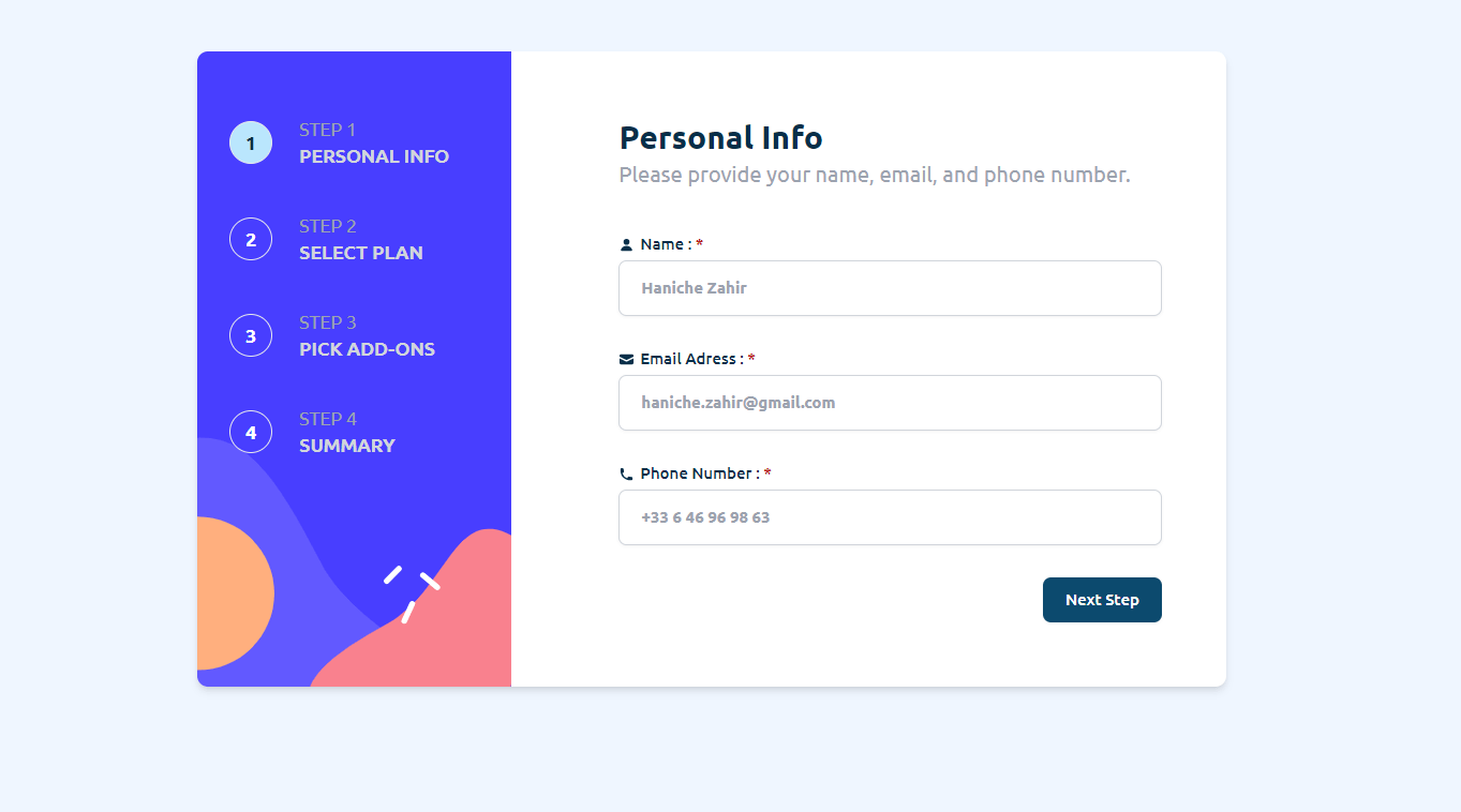 Responsive Multi-Step Form